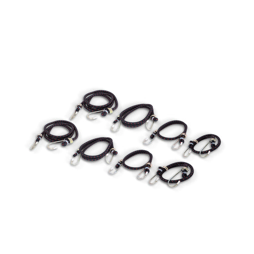 Cinturones elasticos Bungees (8 pzas)