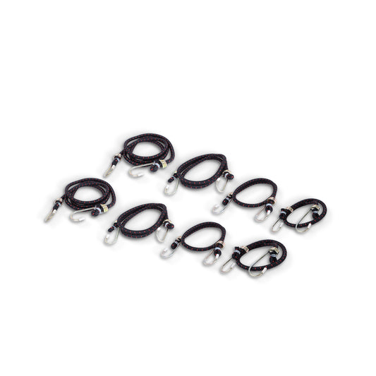 Cinturones elasticos Bungees (8 pzas)