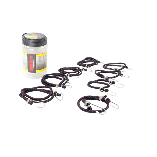 Cinturones elasticos Bungees (8 pzas)