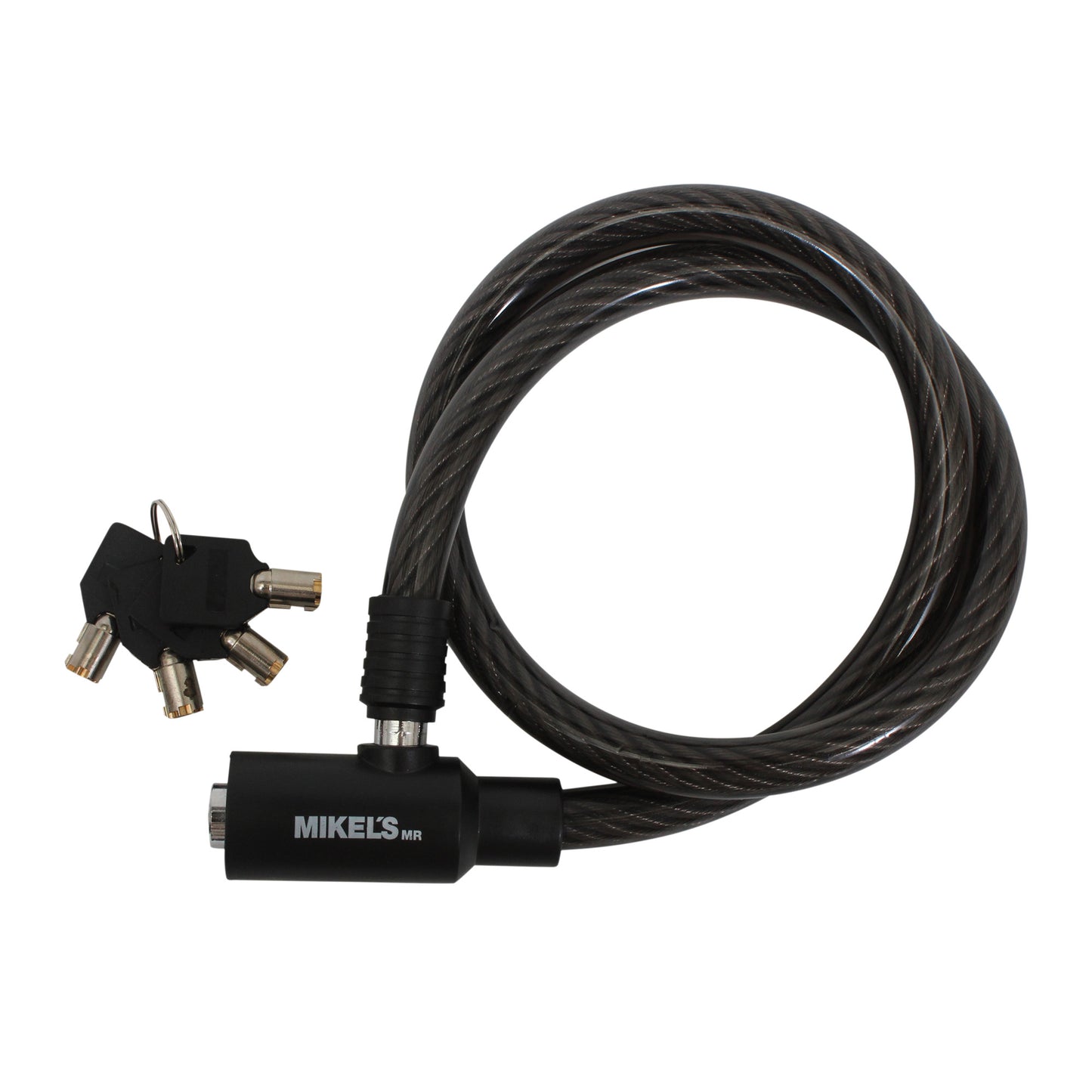 Cable candado flexible con llaves (90 cms)