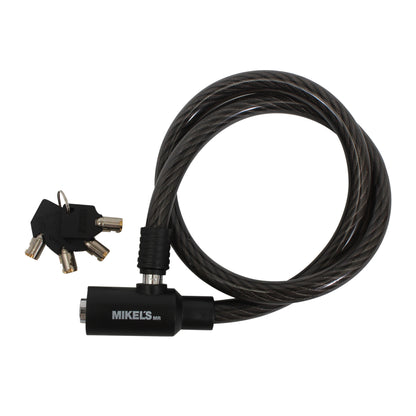 Cable candado flexible con llaves (90 cms)
