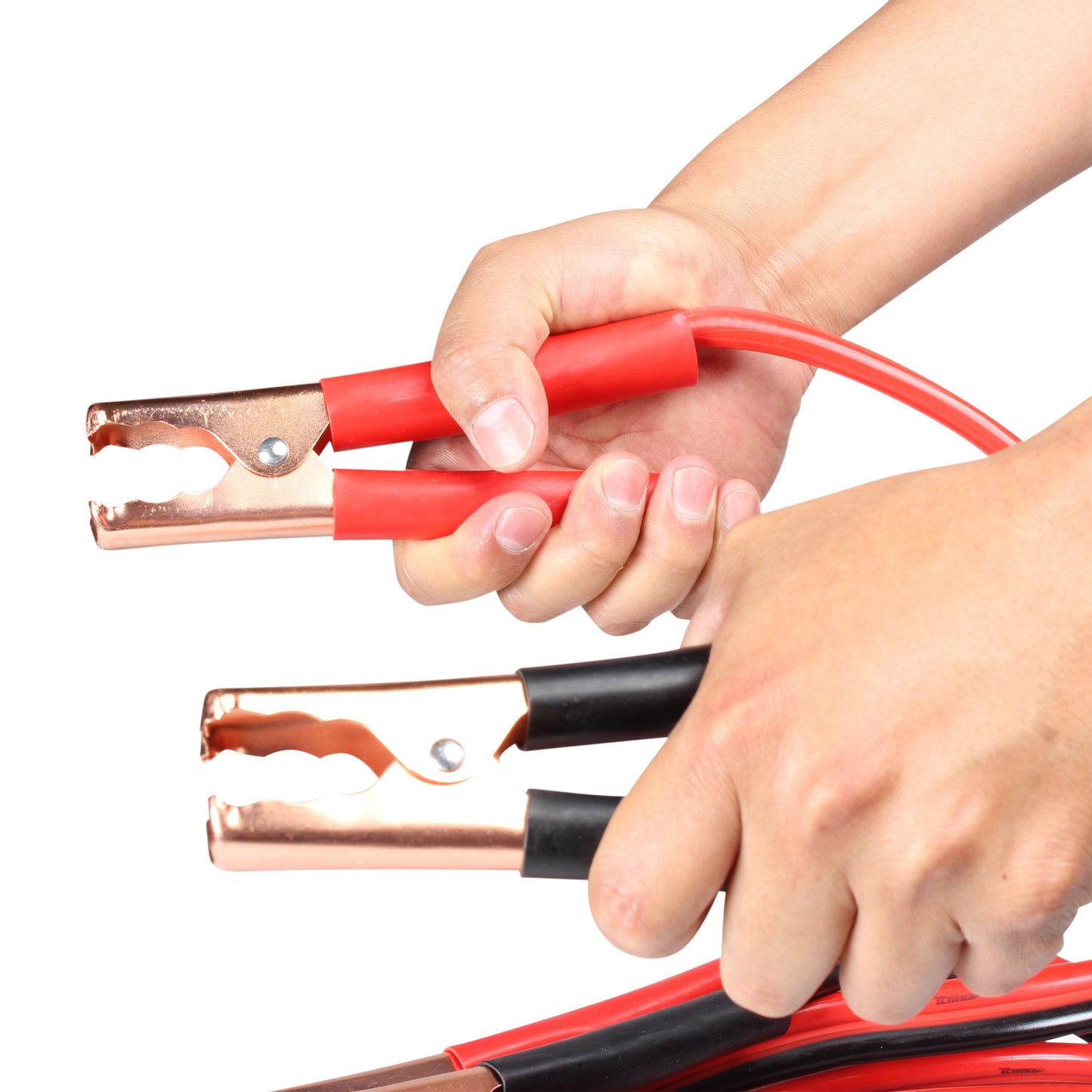 Cables pasa corriente, 2.4 mts, 250 amp, Calibre 8