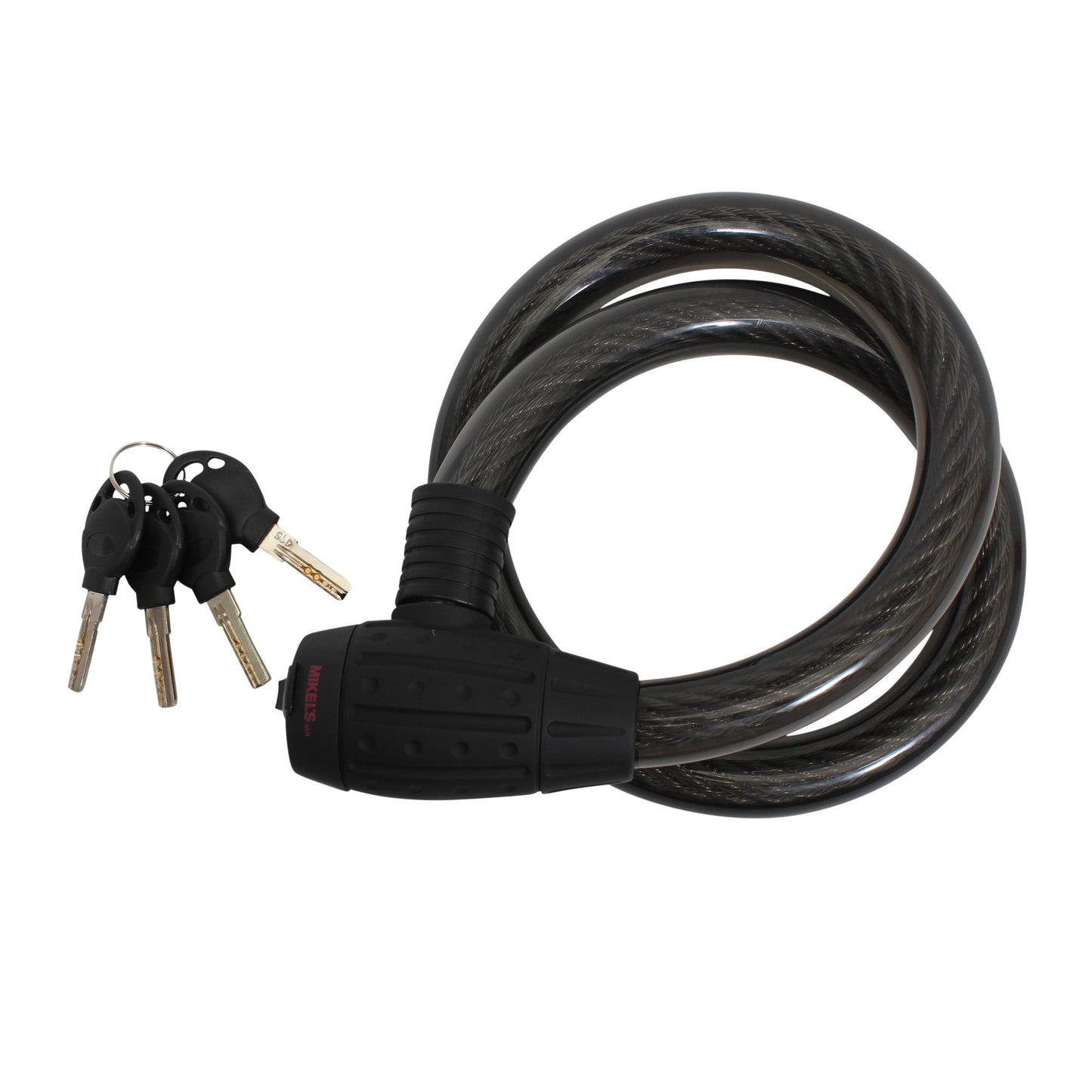 Cable candado flexible HD  con llaves (1.5 mts)
