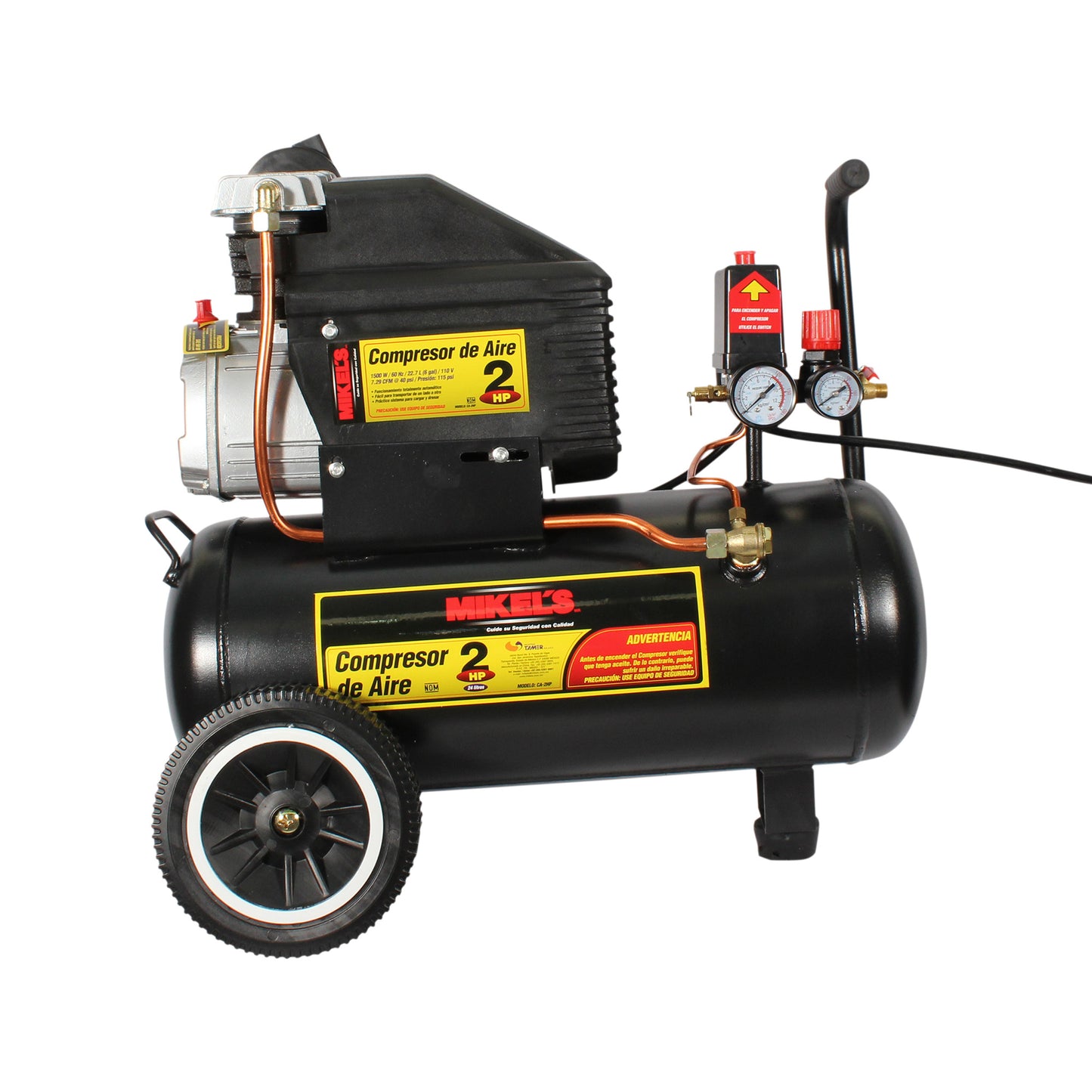 Compresor de aire 2 HP (24 lts)***