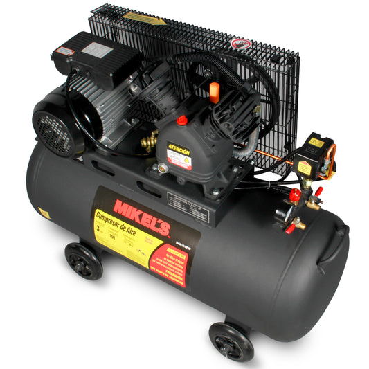 COMPRESOR DE AIRE CON BANDA 3HP 100 LITROS