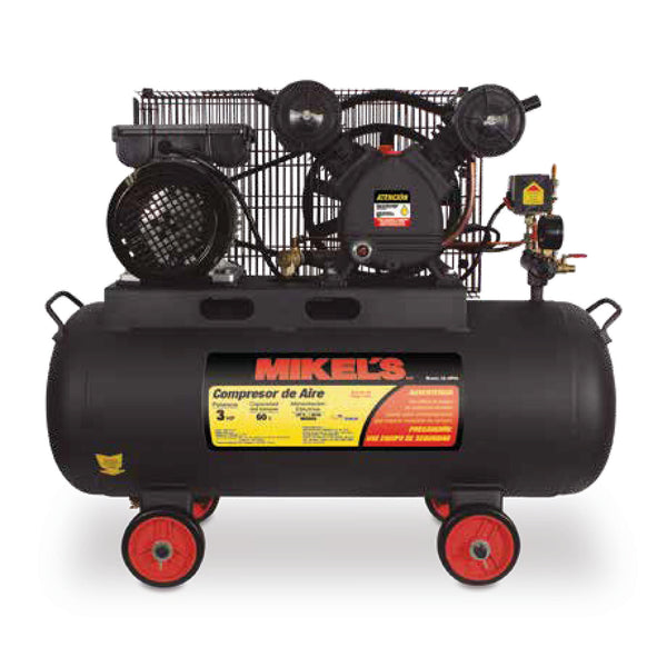 Compresor de aire 3 HP con banda (60 lts)