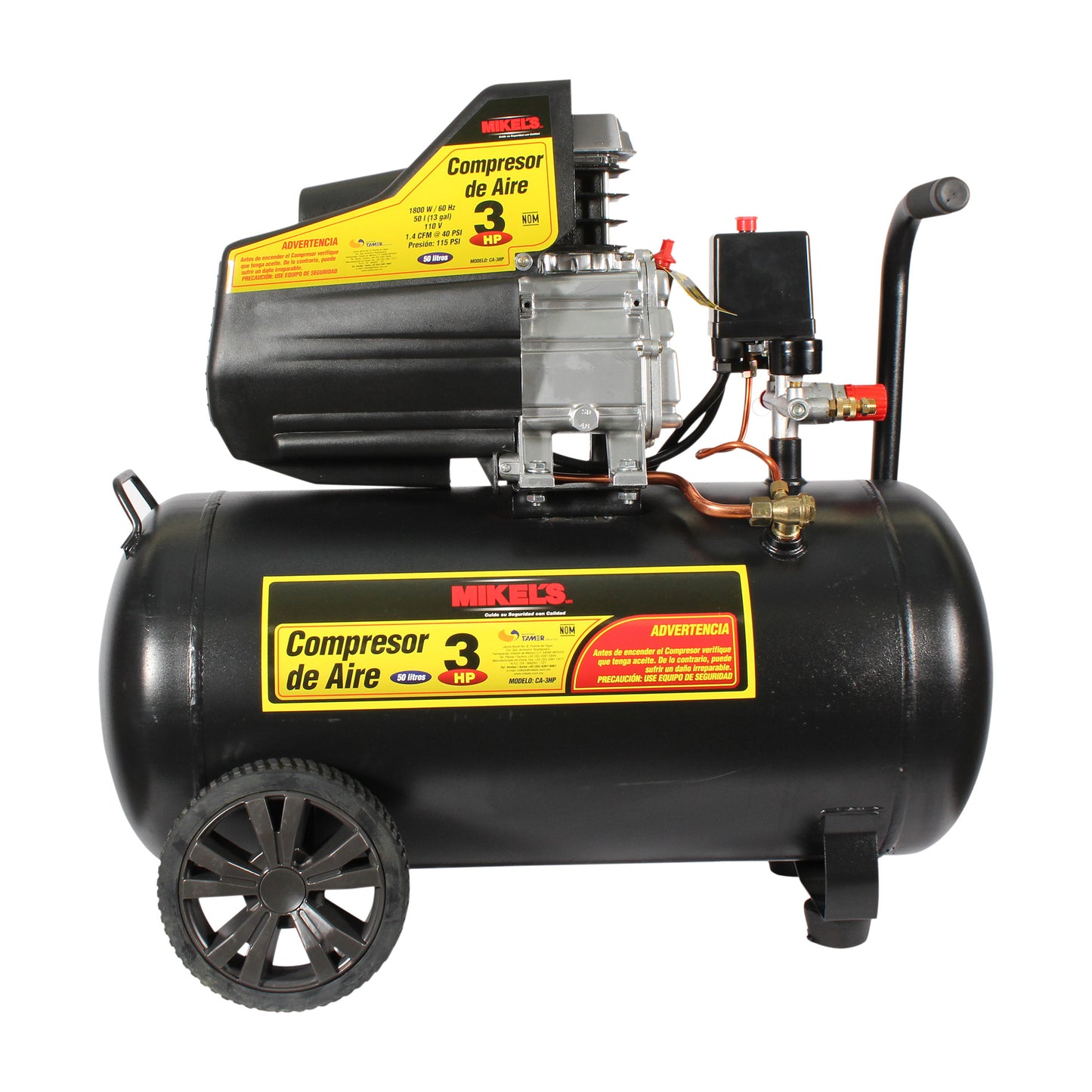 Compresor de aire 3 HP (50 lts)***