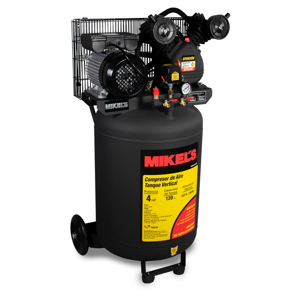 COMPRESOR DE AIRE VERTICAL 4HP 120 L