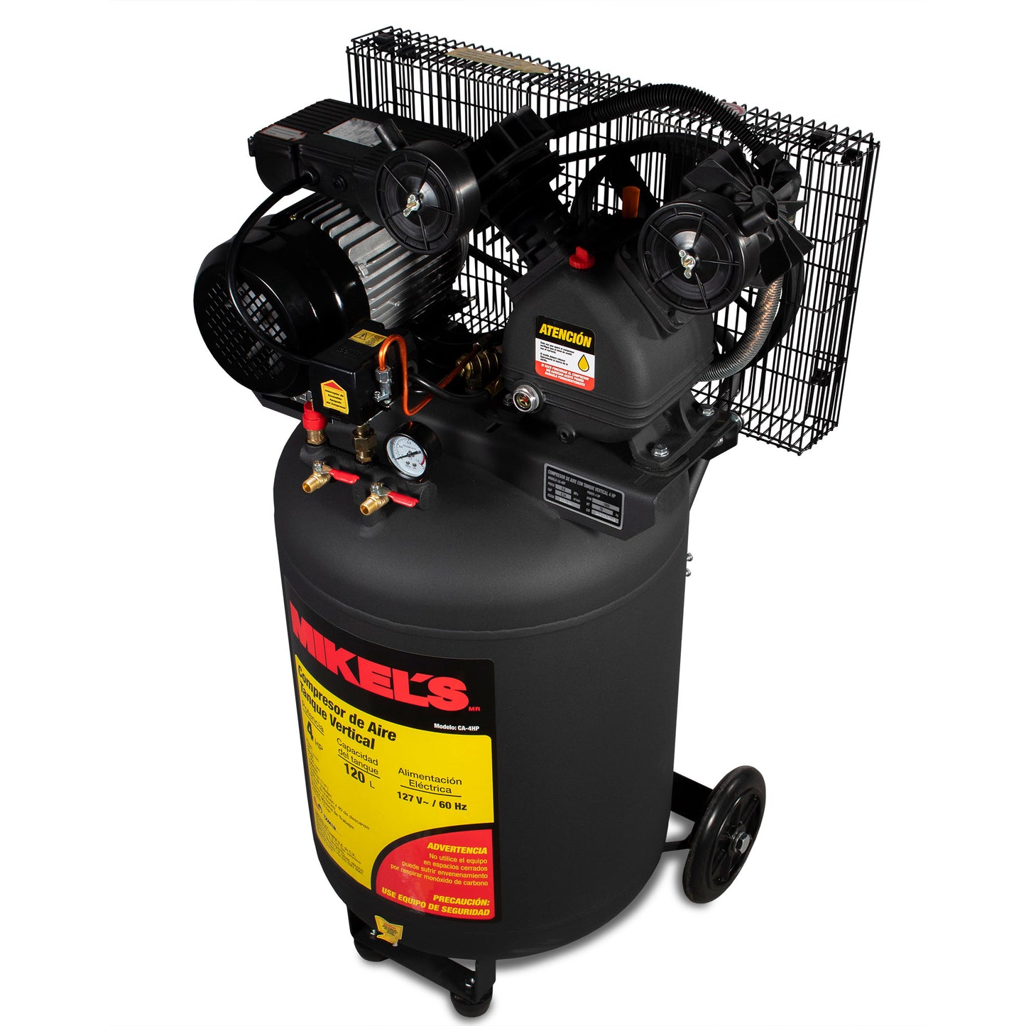 COMPRESOR DE AIRE VERTICAL 4HP 120 L
