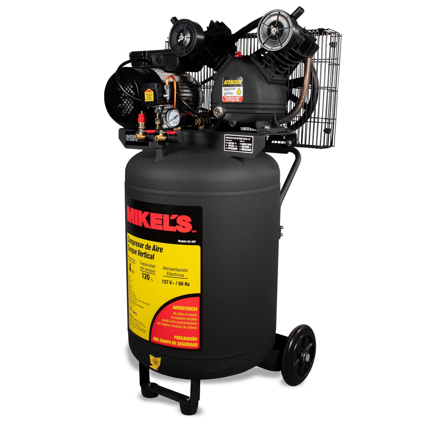 COMPRESOR DE AIRE VERTICAL 4HP 120 L