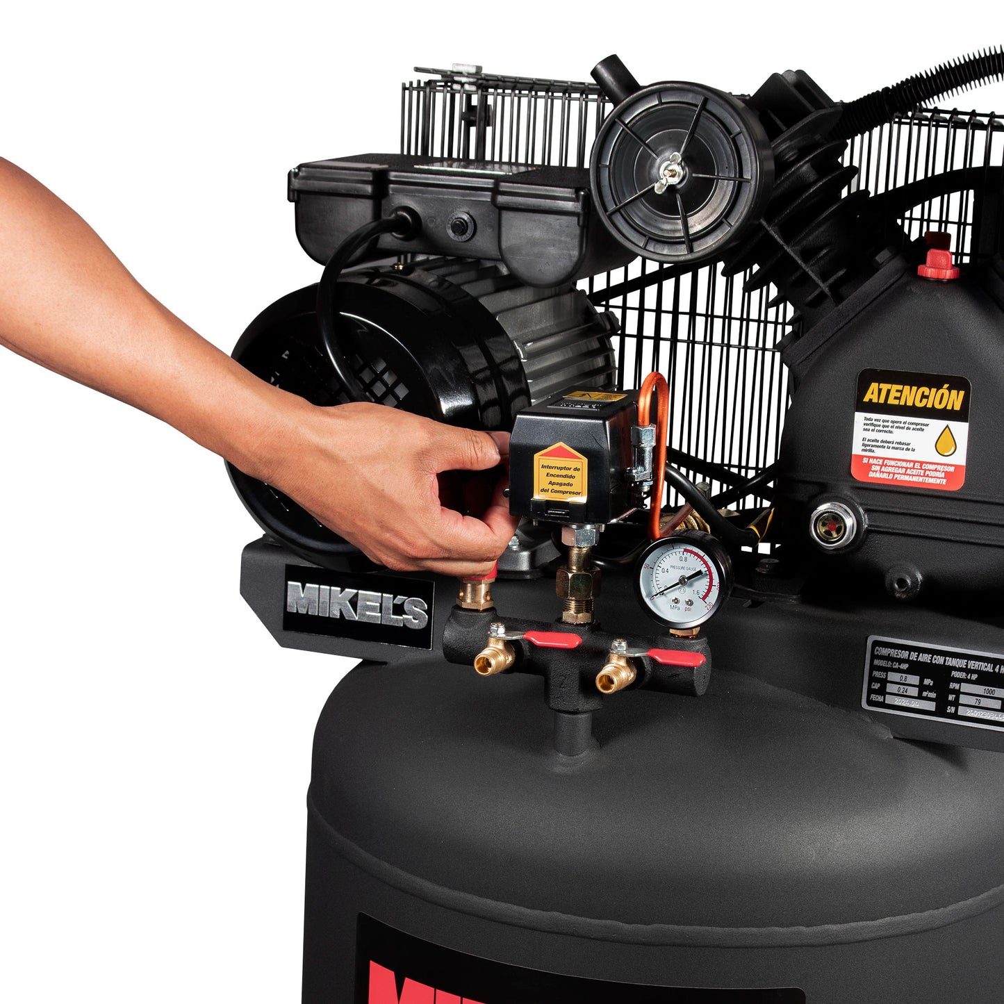 COMPRESOR DE AIRE VERTICAL 4HP 120 L