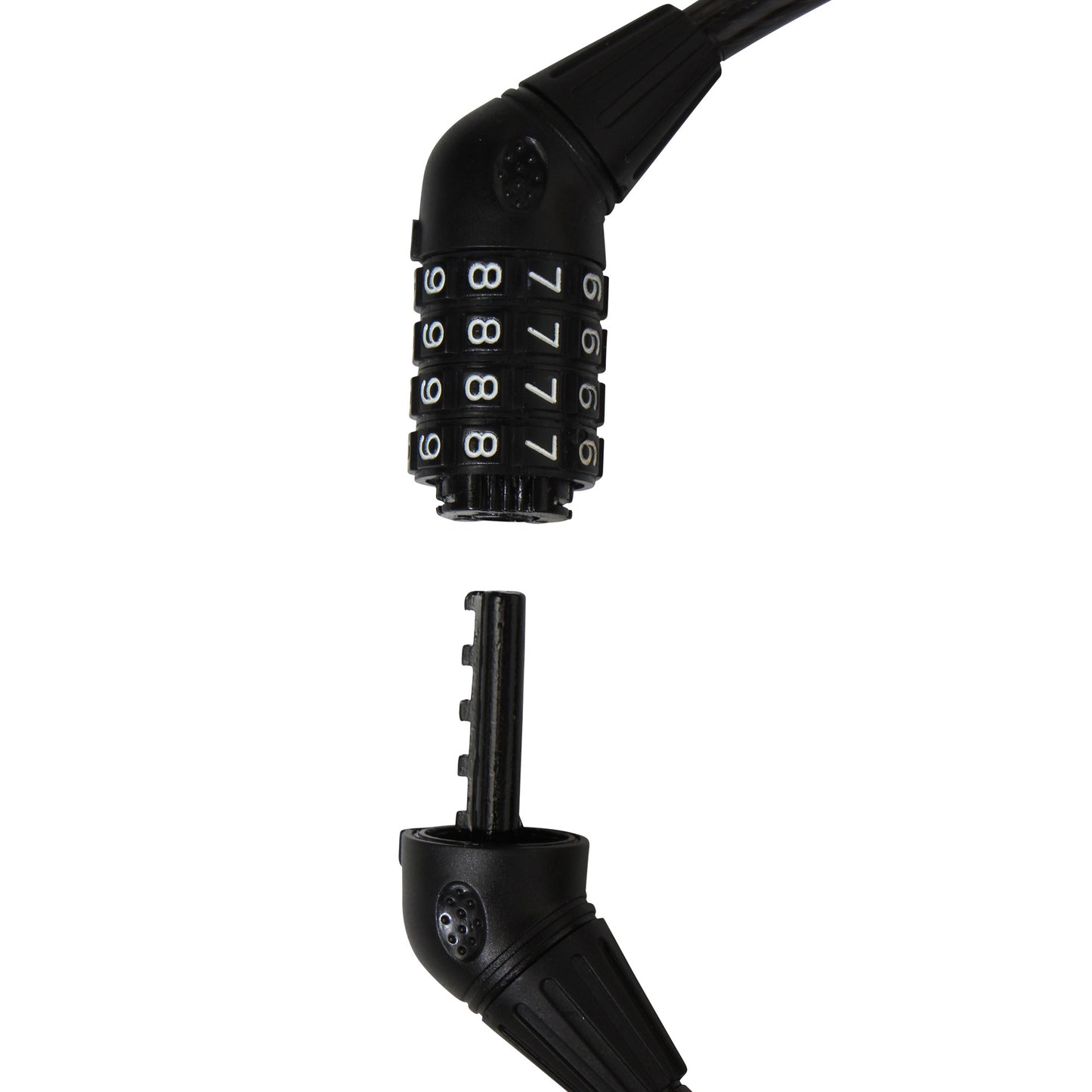 Cable candado de combinacion 4 digitos  (65 cms)