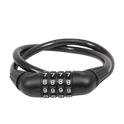 Cable candado de combinacion 4 digitos  (65 cms)