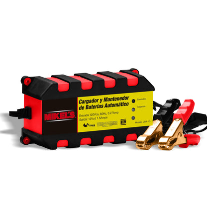Cargador baterias automatico (1.5 amp)