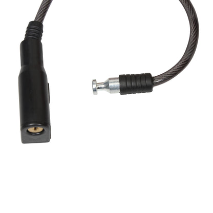 Cable candado en espiral con llaves (80 cms)