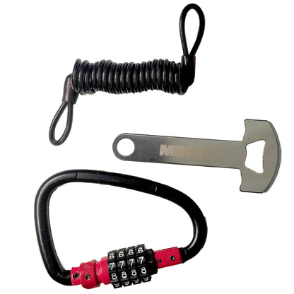 Candado para casco de motocicleta