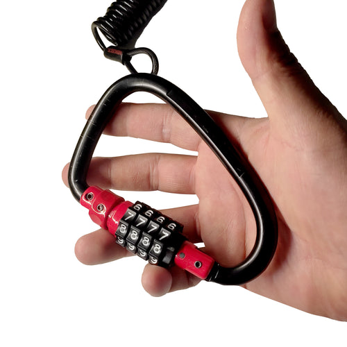 Candado para casco de motocicleta