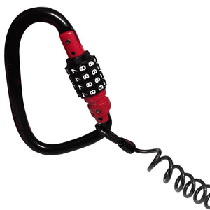 Candado para casco de motocicleta