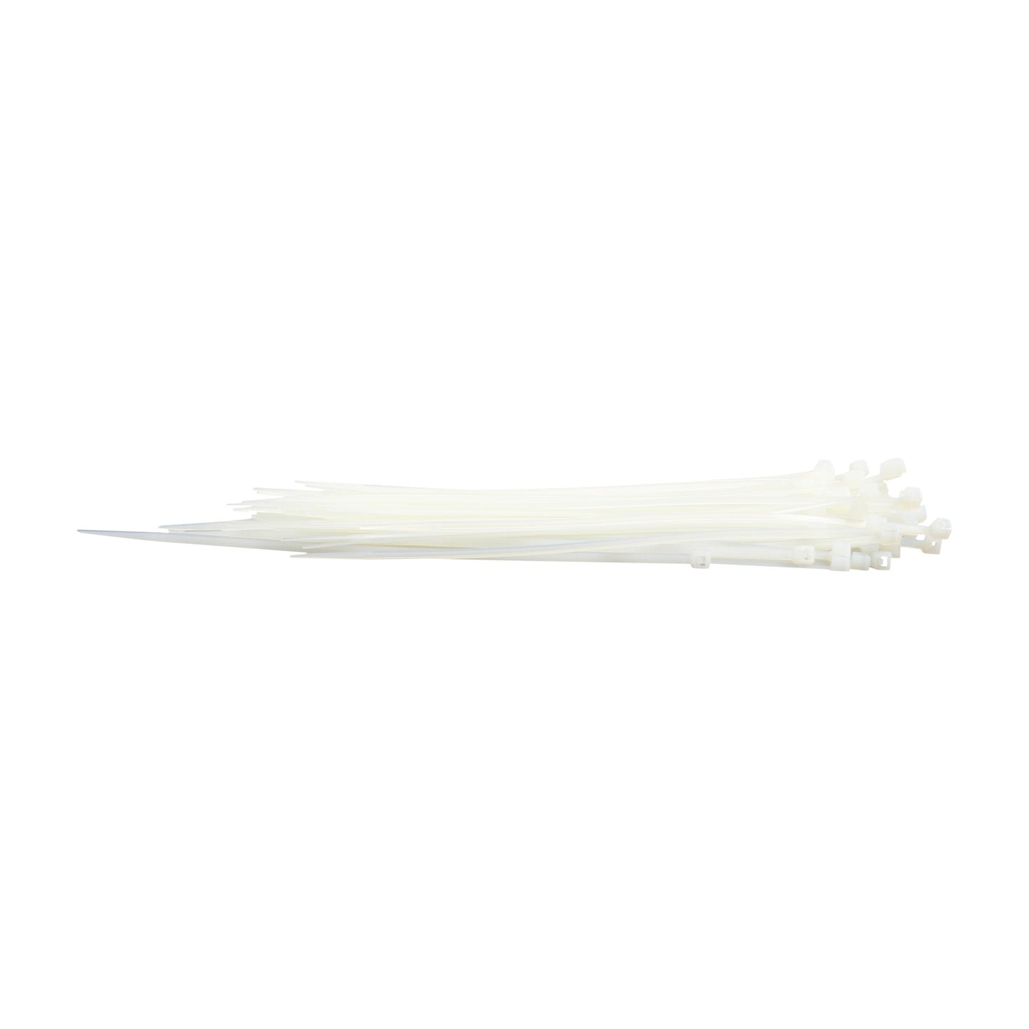 Cinchos de plastico 2.5x150 mm, 100 pzas, Blanco