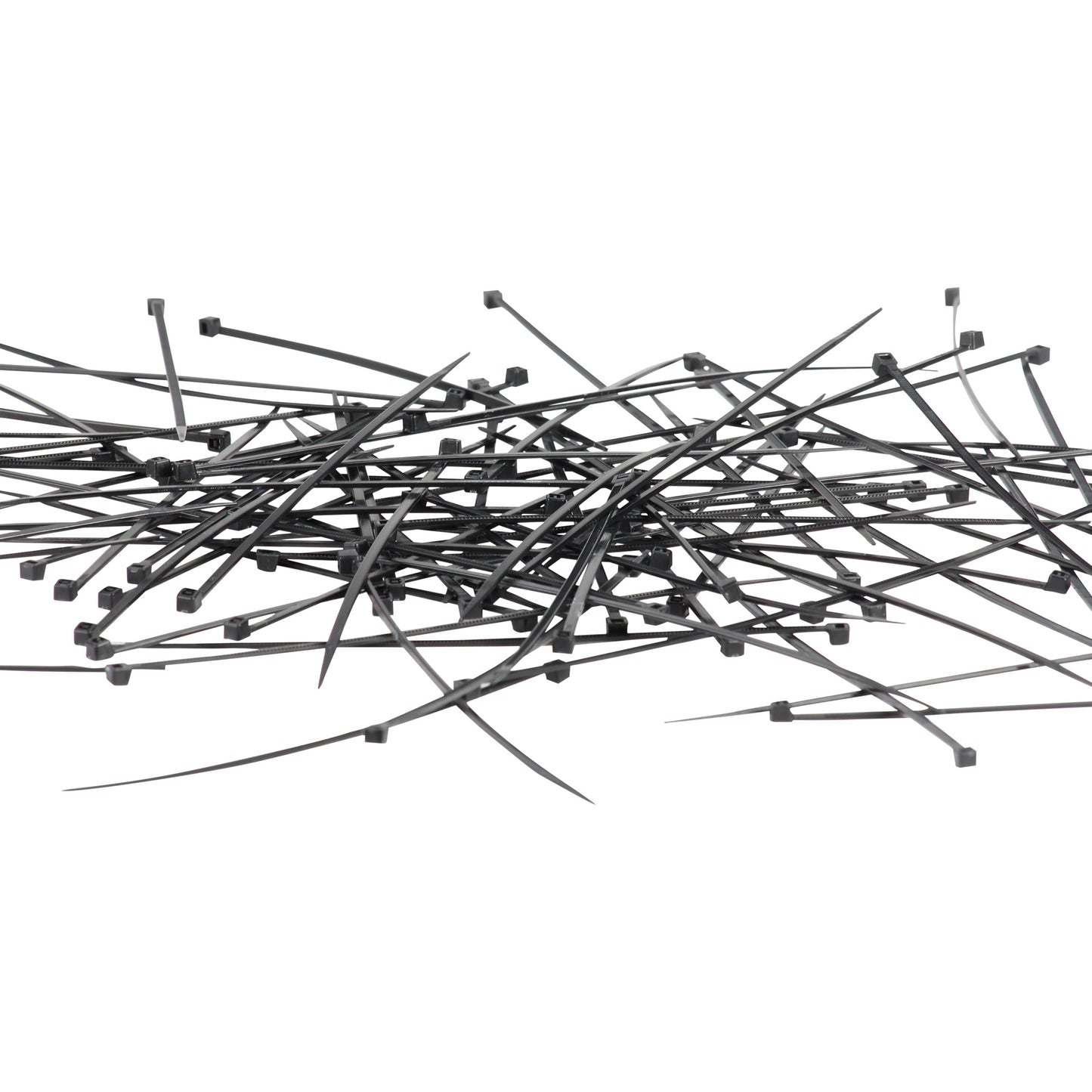 Cinchos de plastico 2.5x150 mm, 100 pzas,  Negro