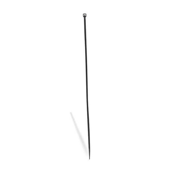 Cinchos de plastico 2.5x190 mm, 100 pzas, Negro