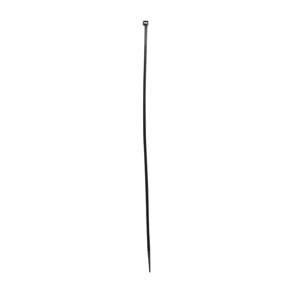 Cinchos de plastico 2.5x190 mm, 100 pzas, Negro