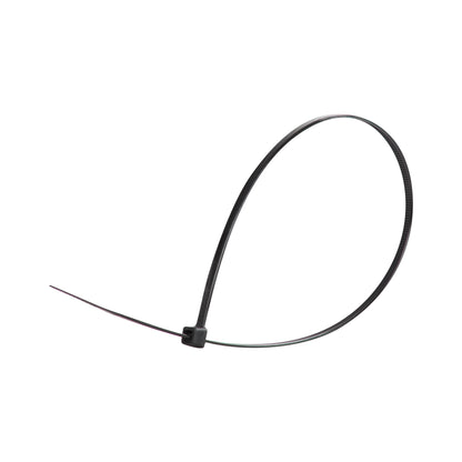 Cinchos de plastico 2.5x190 mm, 100 pzas, Negro