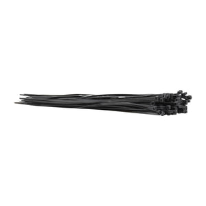 Cinchos de plastico 4.6x300 mm, 100 pzas, Negro