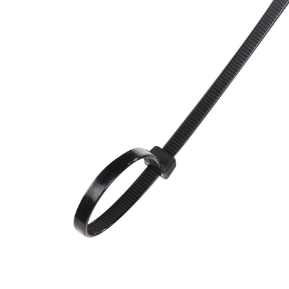 Cinchos de plastico 4.6x300 mm, 100 pzas, Negro