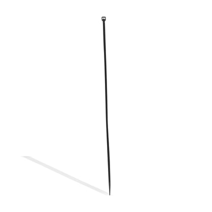 Cinchos de plastico 4.6x370 mm, 100 pzas, Negro