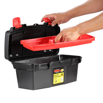 Caja plastica para herramientas 16” (1.5 lts)