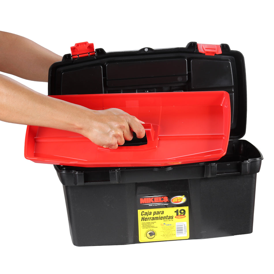 Caja plastica para herramientas 19” (2.8 lts)