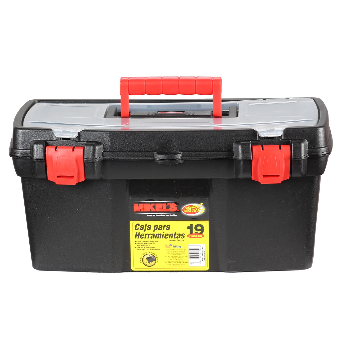 Caja plastica para herramientas 19” (2.8 lts)