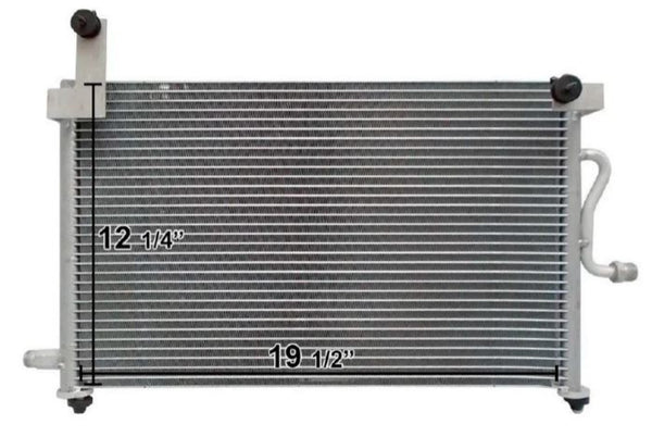 Condensador de A/C Pontiac Matiz 2004-2005