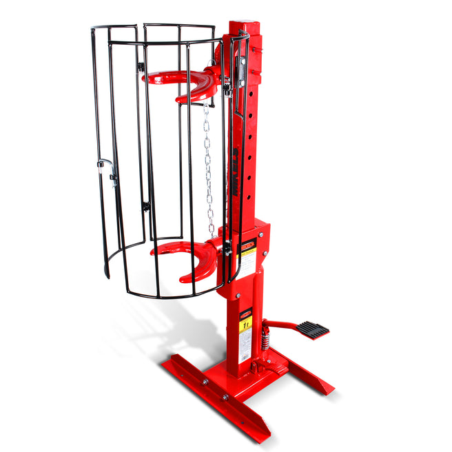 Opresor de resortes hidraulico vertical fijo (1 ton)