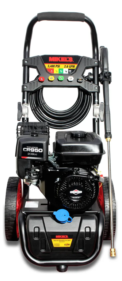 Hidrolavadora de alta presion a gasolina motor 4 tiempos (Briggs & Stratton ®) (3,400 PSI / 7.5 HP)