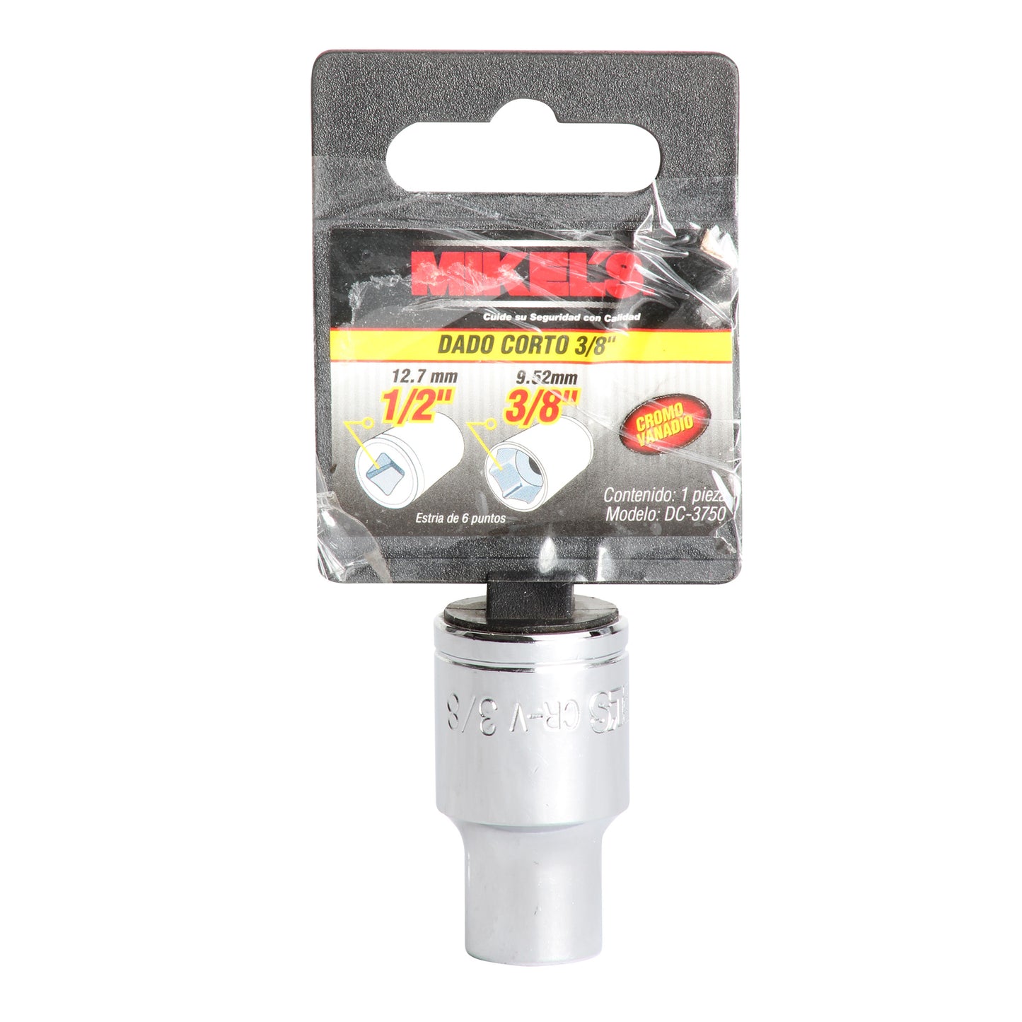 Dado corto 1/2” Estandar 3/8”