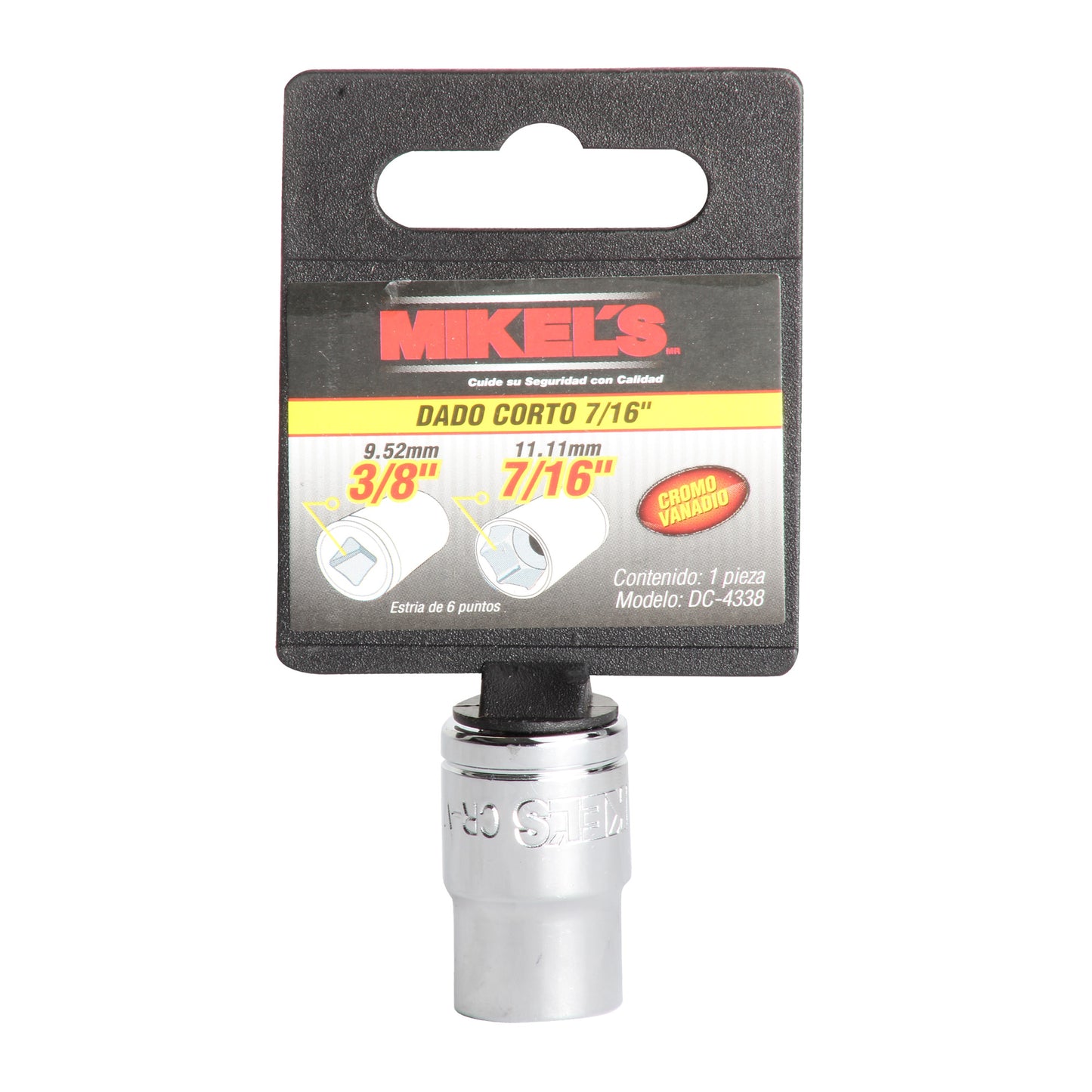 Dado corto 3/8” Estandar 7/16”