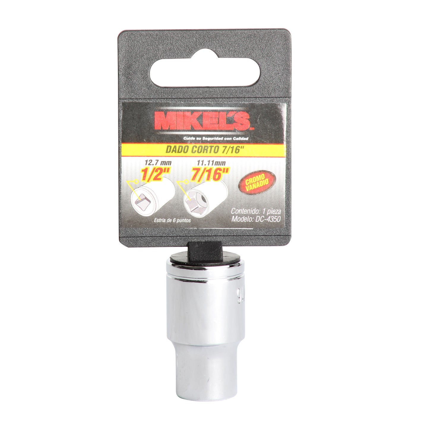 Dado corto 1/2” Estandar 7/16”