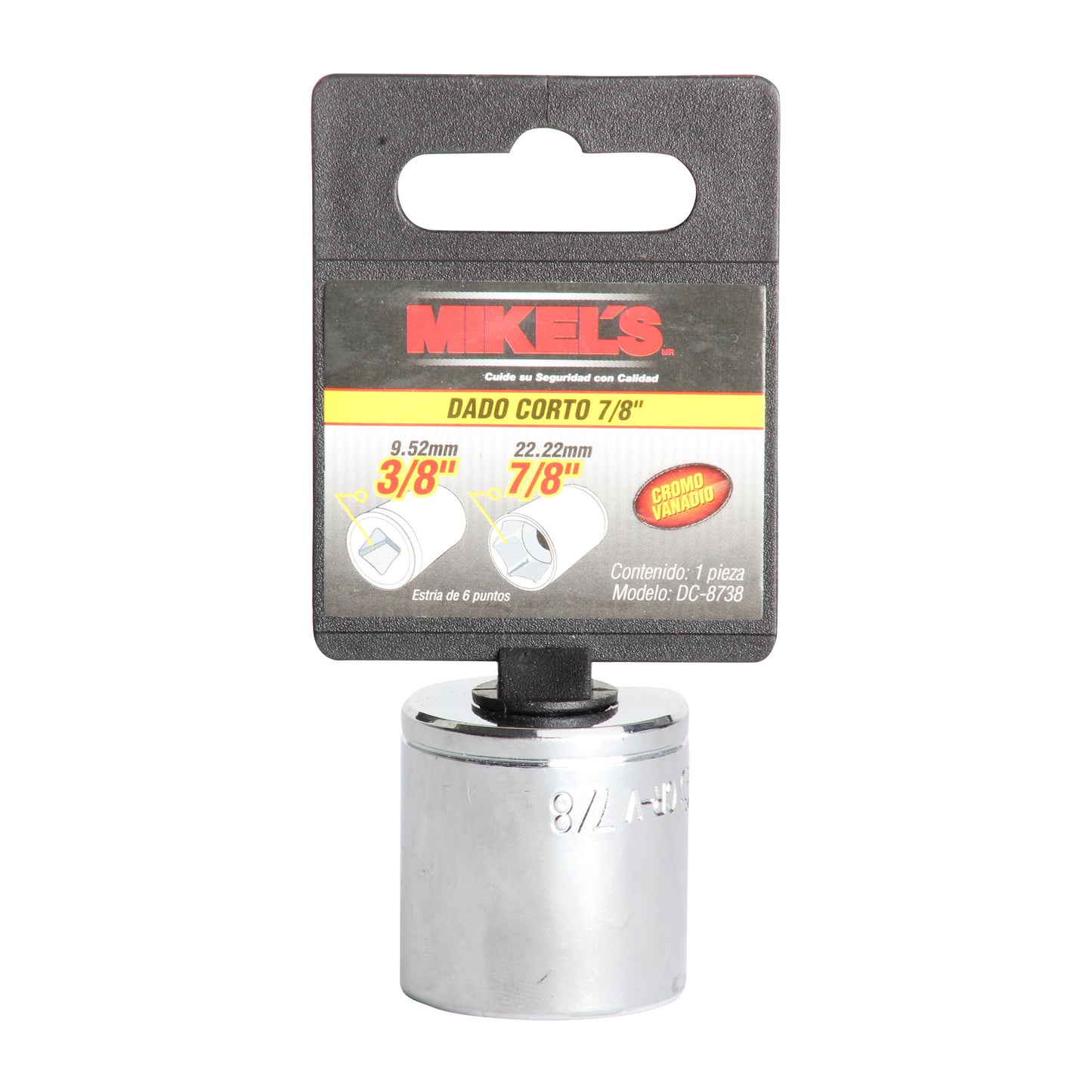 Dado corto 3/8” Estandar 7/8”