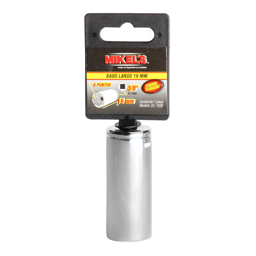 Dado largo 3/8” Milimetrico 19 mm 6 puntas