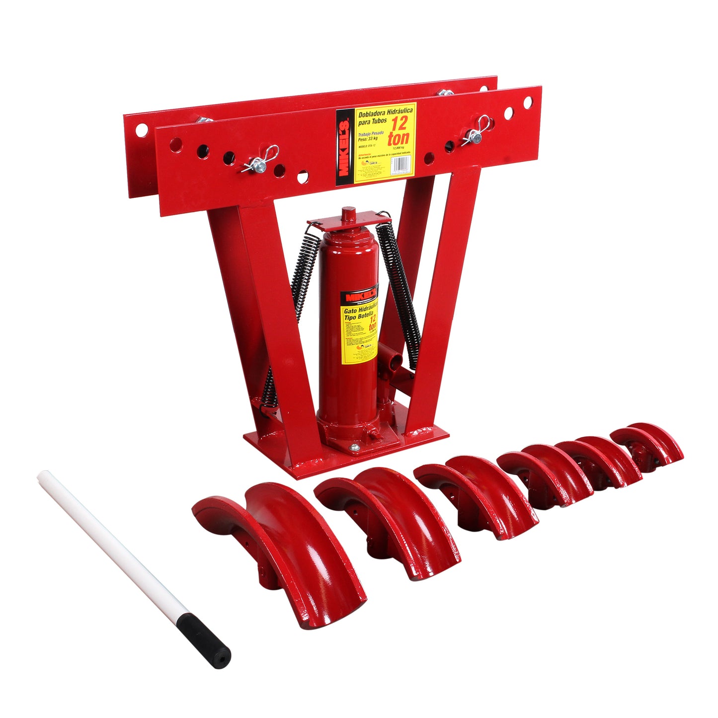 Dobladora para tubo hidraulica (12 ton)