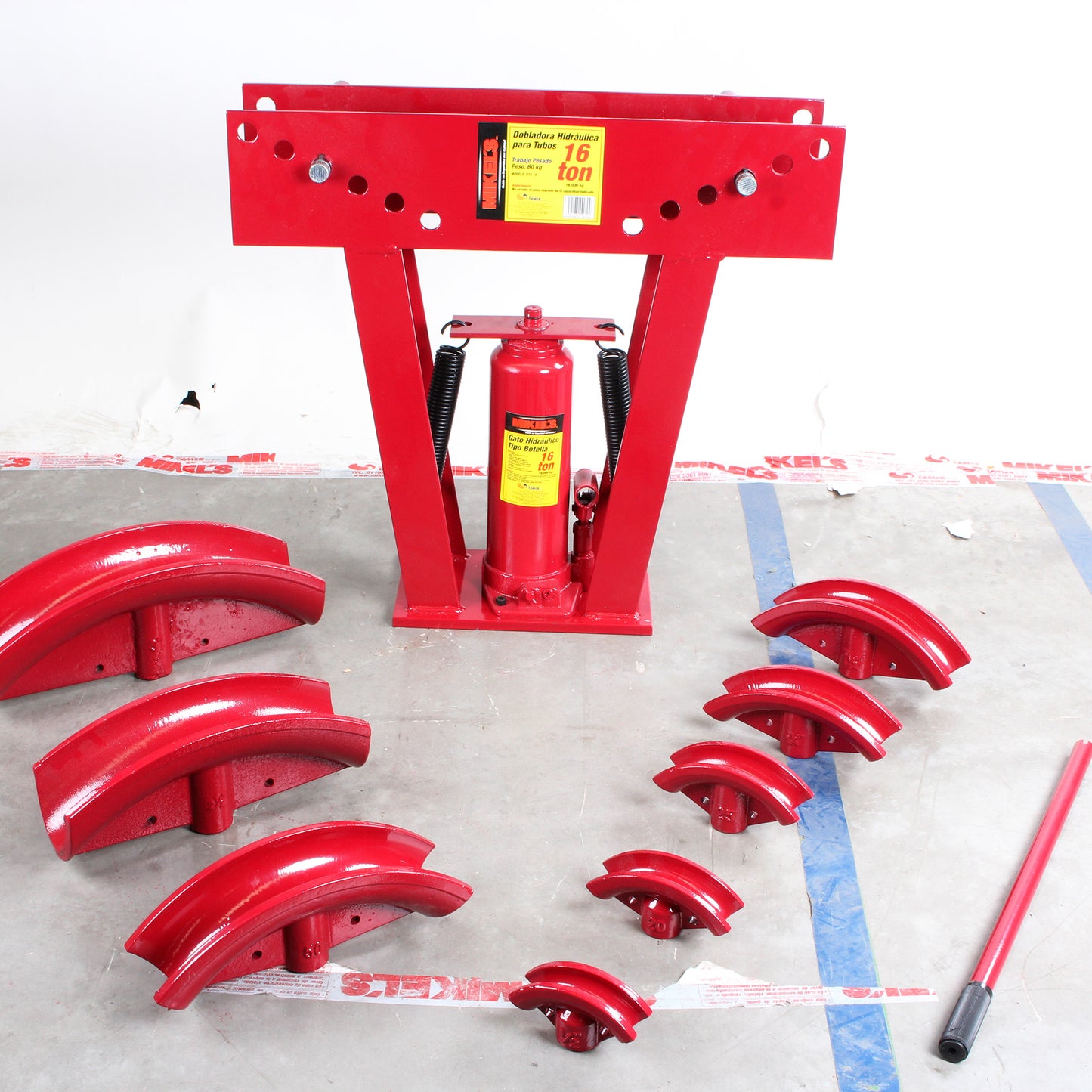 Dobladora para tubo hidraulica (16 ton)