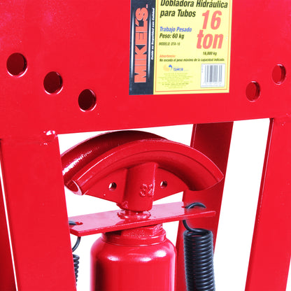 Dobladora para tubo hidraulica (16 ton)