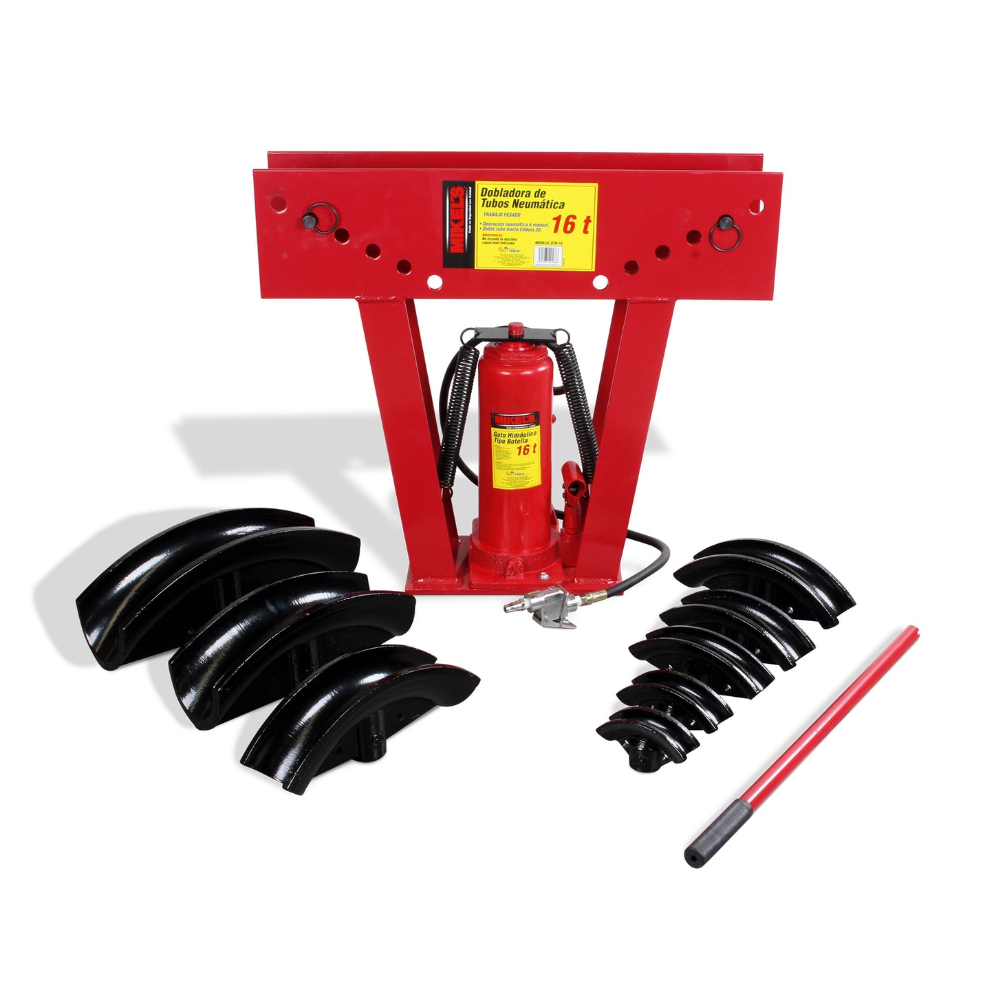 Dobladora para tubo neumatica (16 ton)