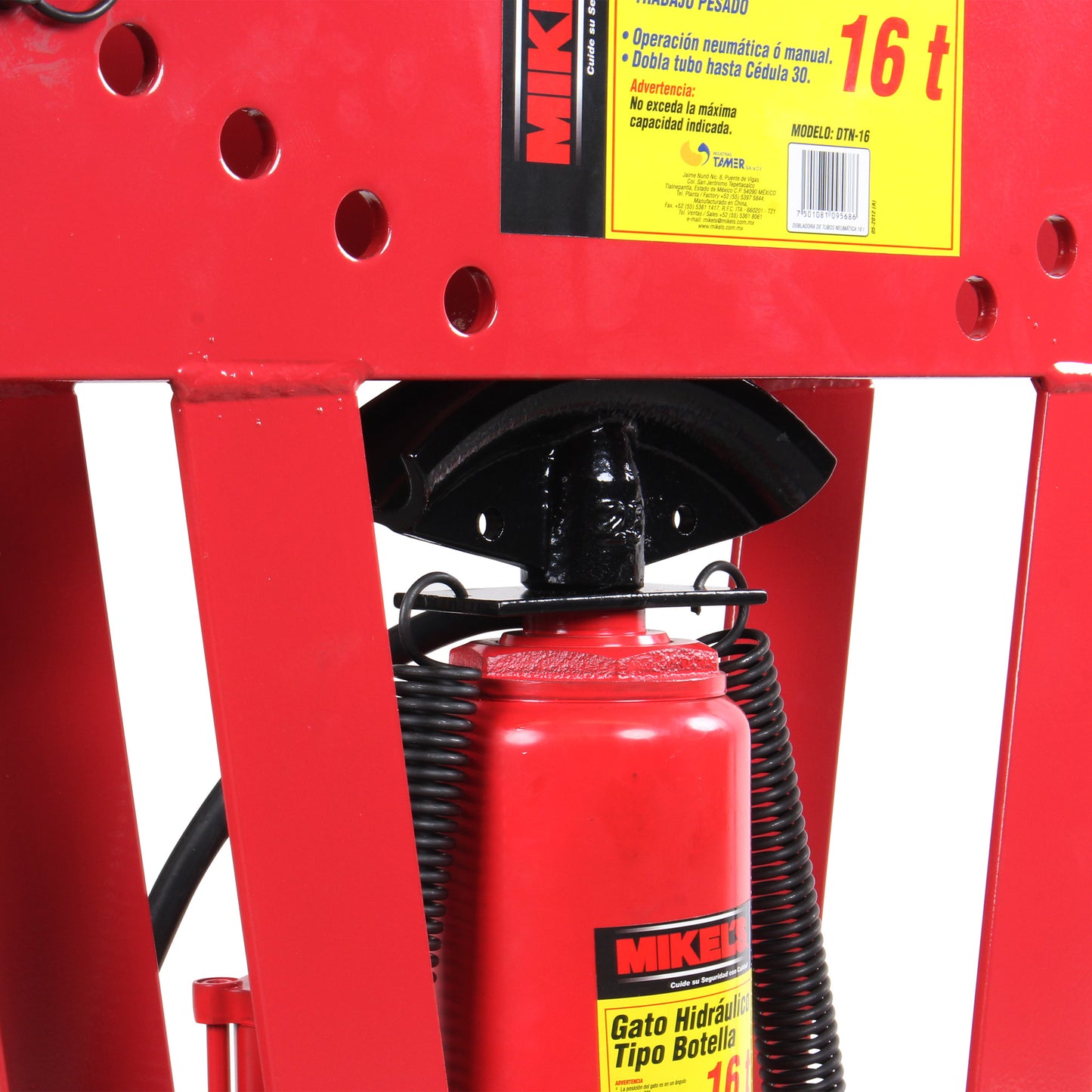 Dobladora para tubo neumatica (16 ton)