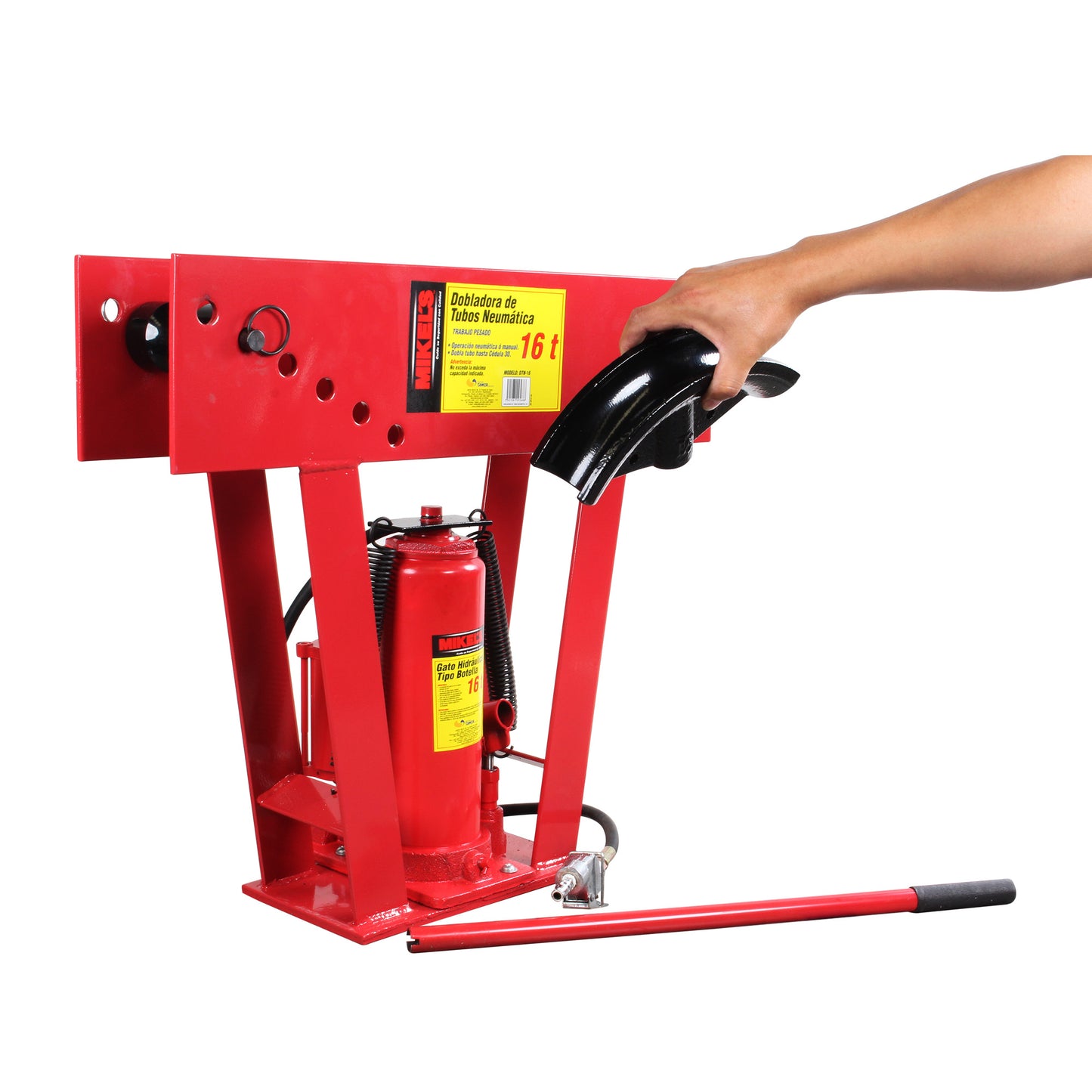Dobladora para tubo neumatica (16 ton)