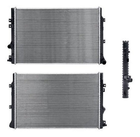 Radiador Vw Tiguan 09-17 L4 1.4, 2.0 Lts Aut C/S Aa 25 1/2X17X32Mm Alum Sold Polar