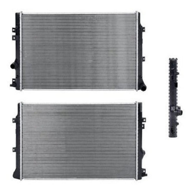 Radiador Vw Tiguan 09-17 L4 1.4, 2.0 Lts Aut C/S Aa 25 1/2X17X32Mm Alum Sold Polar