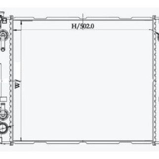 Radiador Montacargas Nissan Yale Hyster 19 3/4 x 16 7/16